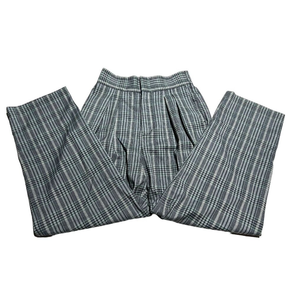 Women's Urban Outfitters Blue Plaid Pants Size Small